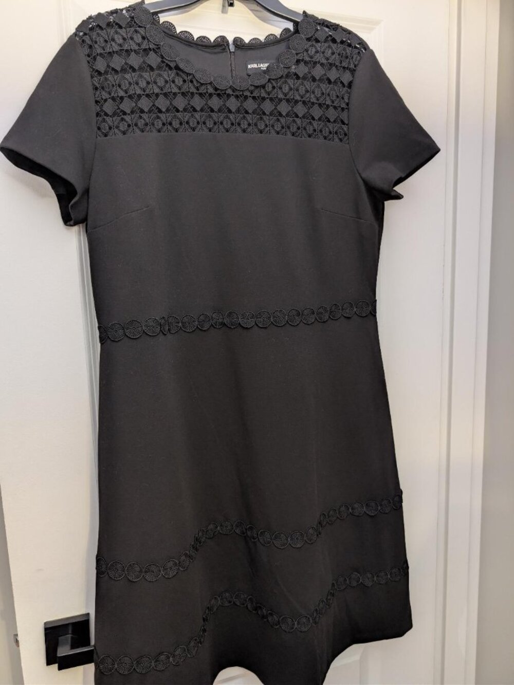 Karl Lagerfeld size 14 black dress